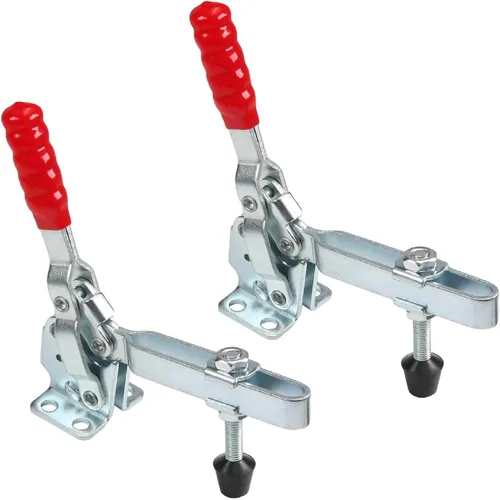 Vista 13 de Utoolmart Herramienta de mano abrazadera de palanca vertical GH-101-B Abrazadera de liberación rápida 220.5 lbs Capacidad de retención 1 PC