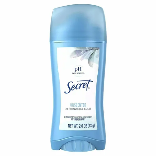 Vista 12 de Secret Antitranspirante y desodorante para mujer, sólido invisible original sin perfume, pH equilibrado, 2.6 onzas (paquete de 6)