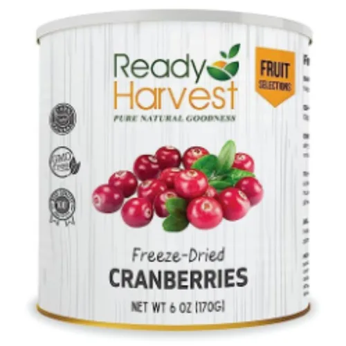 Vista 22 de Ready Harvest Alimentos deshidratados - Chips de manzana Alimentos de emergencia Kits de campamento y supervivencia Lata #10 Vida útil de 25