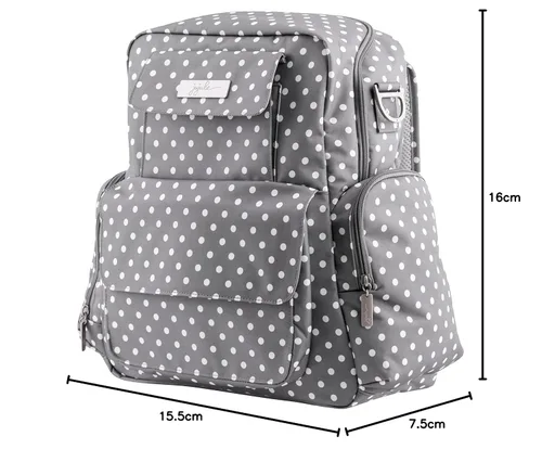 Vista 11 de JuJuBe Be Nurtured - Mochila grande para extractor de leche, colección clásica, lunares