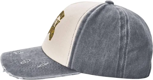 Vista 4 de Mans - Gorra de béisbol para mujer, estilo vintage, lavada, desgastada, para festival de música