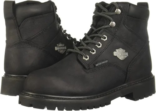 Vista 7 de HARLEY-DAVIDSON FOOTWEAR Botas de motocicleta Gavern para hombre, Negro