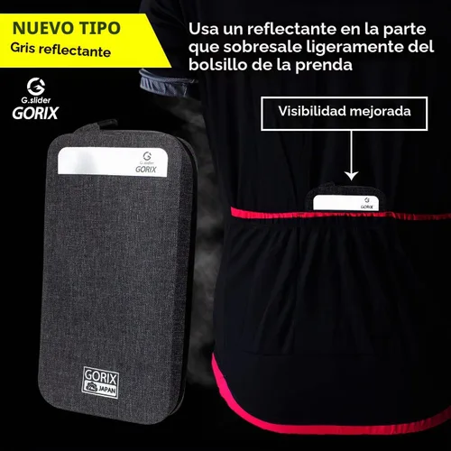 Vista 2 de GORIX Ciclo cartera bolsa bolsa impermeable teléfono móvil caso carretera MTB bicicleta (BKPW (edición global))