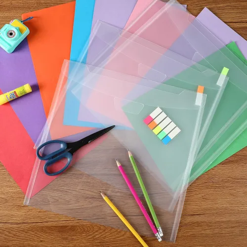 Vista 7 de Eaasty Organizador de almacenamiento de papel para álbumes de recortes, 80 unidades, 12 x 12 pulgadas, impermeable, archivos individuales de carga
