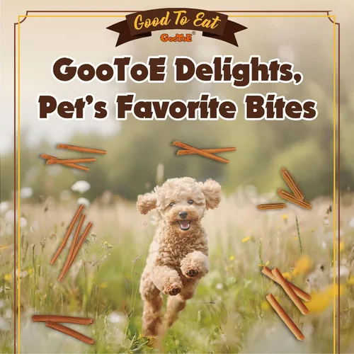 Vista 7 de Gootoe - Golosinas para perros, altas en proteínas, sin granos, palitos de pollo, 1.5 libras