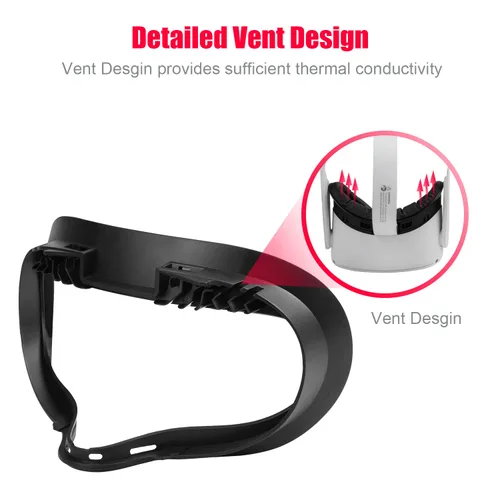 Vista 4 de TechKen VR Face Pad for Oculus Quest 2 and Charging Station for Quest 2