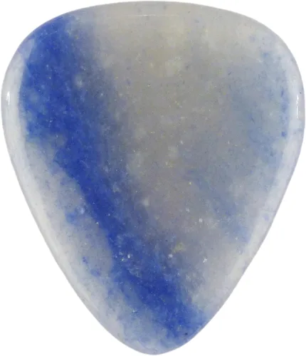 Vista 92 de Púa de Guitarra o Bajo de Piedra Amatista - Calibre Ultra Pesado de 3.0 mm - Forma 351 - Púa Exótica Artesanal de Gema Especial - 1 Paquete