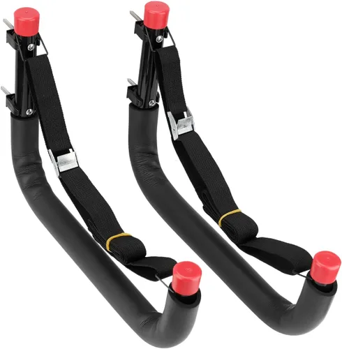 Vista 7 de Kayak Storage Racks, Wall Mount Garage Storage Hooks for Kayaks, SUP, Paddle Boards and Surfboards, Heavy Duty Hangers