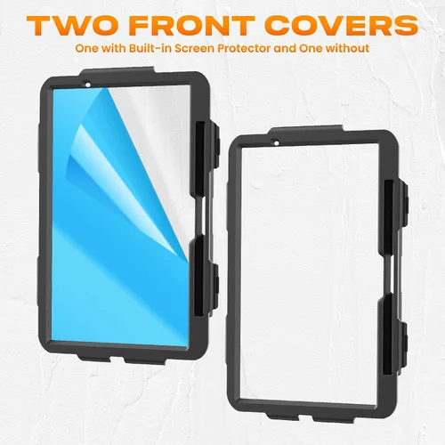 Vista 8 de SEYMAC stock Funda protectora para iPad Air de 11 pulgadas M3 2025/M2 2024 (Air 7ª/6ª generación), funda resistente con protector de pantalla