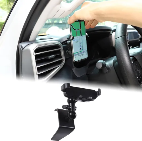 Vista 13 de Aunginsy Base de soporte de teléfono para tablero de automóvil compatible con Toyota Tundra/Sequoia 2022-2023 consola central Panel de tablero Base