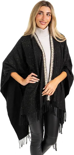 Vista 4 de Jessica McClintock Beach Cover Up Swimsuit Sheer Kimono Ruana Shawl Scarf Wrap