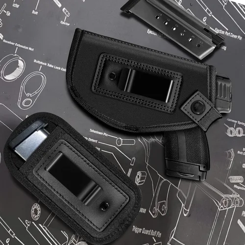 Vista 6 de Funda de pistola para mujeres/hombres, fundas IWB universales para transporte oculto, fundas de pistola diestra/siniestra, compatibles con S&W M&P