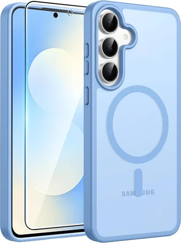 Vista 33 de FNTCASE para Samsung Galaxy Z Fold 7 Estuche Magnético: Funda de Teléfono Celular con Textura Mate Translúcida, Protección contra Caídas de Grado