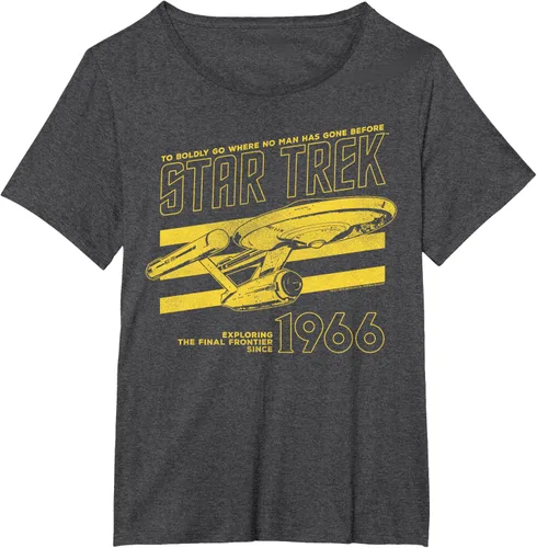 Vista 19 de Star Trek: The Original Series Enterprise '66 Collegiate Camiseta Negro