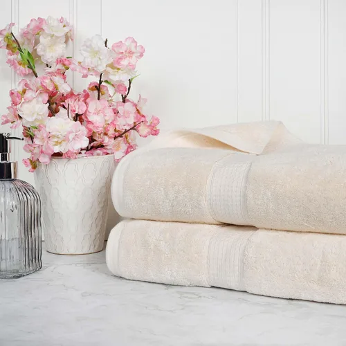 Vista 105 de Juego de 6 toallas de algodón egipcio Superior, incluye 2 toallas de baño, 2 toallas de mano, 2 toallas de cara/toallitas, ultra suaves de lujo