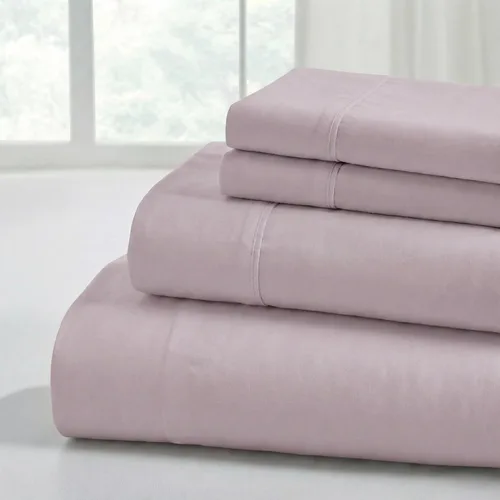 Vista 30 de Modern Threads - Sábanas lisas de microfibra suave, sábanas de microfibra de lujo, incluye sábana encimera, sábana bajera con bolsillos profundos