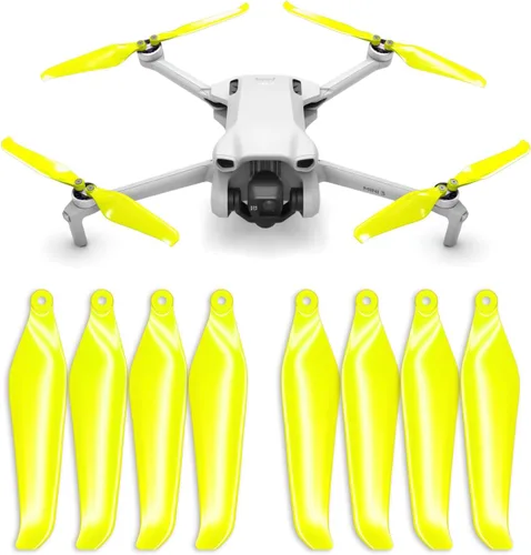 Vista 8 de Hélices sigilosas Master Airscrew para DJI Mini 3 - Negro, juego de 4 hélices
