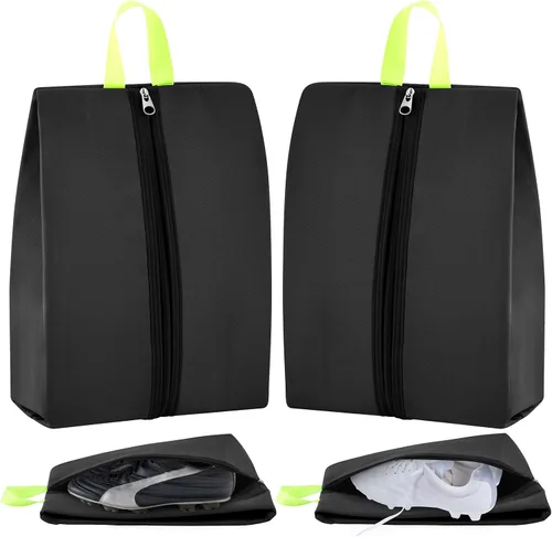 Vista 13 de 1 bolsa de tacos a prueba de olores de 4 capas, se adapta hasta la talla 14, resistente al olor y al barro, impermeable, se adapta a zapatos de Negro