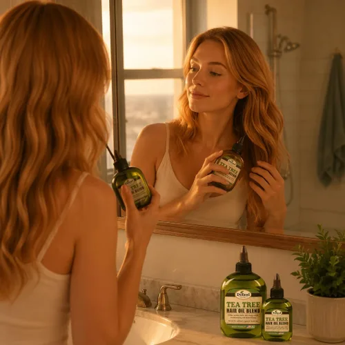 Vista 5 de Difeel Aceite natural prémium para el cabello, aceite de árbol de té para cuero cabelludo seco, 7.1 onzas