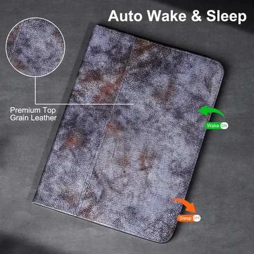 Vista 3 de Funda de cuero Gexmil para iPad (A16) de 11ª generación de 11 pulgadas 2025, funda para iPad de 10ª generación de 10.9 pulgadas 2022, funda