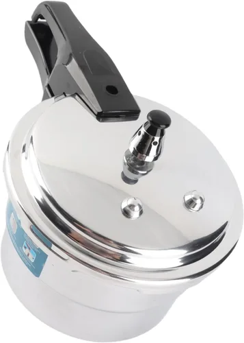 Vista 8 de Olla a presión, olla a presión a prueba de explosiones de 3 litros, gran capacidad, estufa de aluminio, olla de cocción rápida con estante de vapor
