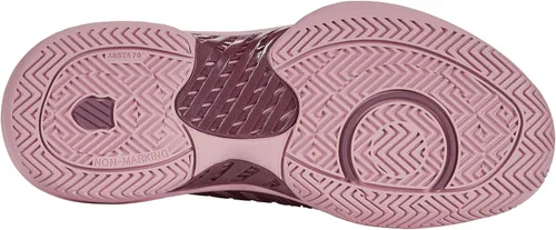 Vista 6 de K-Swiss Hypercourt Supreme Tenis para mujer (Grape NectarCameo Pink, 8), Néctar de uvarosa cameo