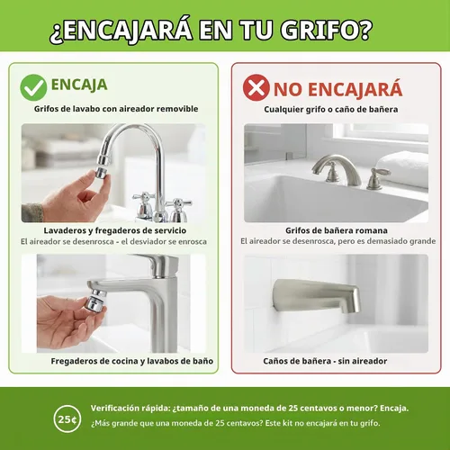 Vista 3 de Wondurdog Accesorio rociador de grifo para lavado de perros, se adapta a