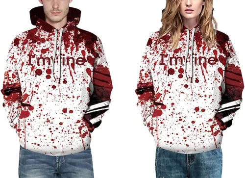 Vista 7 de EUDOLAH Sudadera con capucha Joker para hombre, con estampado digital, anime, con capucha, diseño de galaxia, para NavidadHalloween para mujer