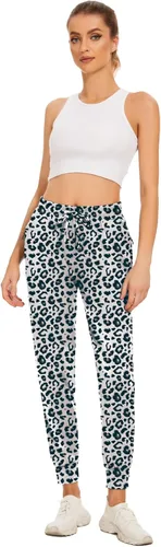 Vista 2 de BATHRINS Women's Lightweight Sweatpants Comfy Workout Joggers Lounge Pants with Zipper Pockets