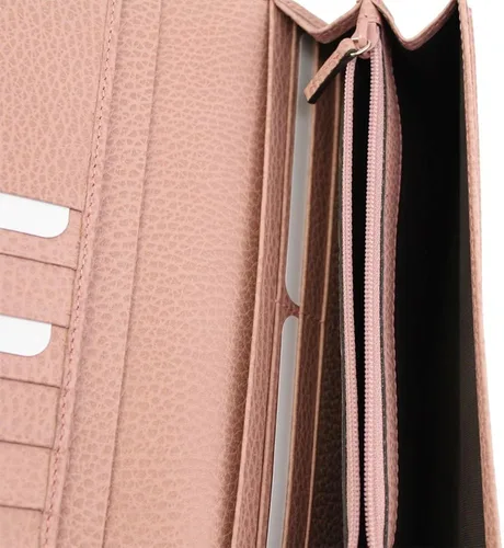Vista 4 de Gucci GG 346058 KY9LG 8609 - Cartera larga de piel rosa