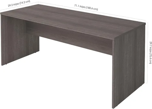Vista 2 de Bestar i3 Plus - Carcasa de escritorio, 72 W, color gris ladrido