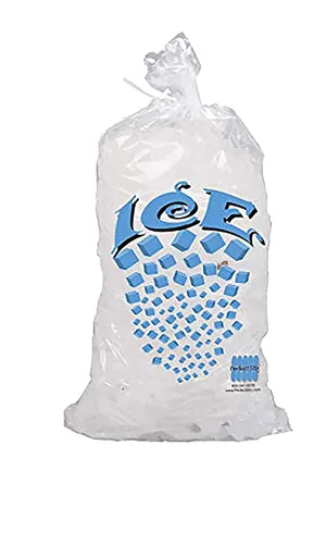 Vista 8 de Bolsa de hielo con cierre de amarre giratorio, 10 libras (paquete de 1000)