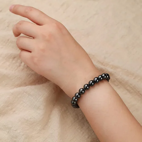 Vista 68 de Crystal Vibe Pulseras de cuentas de 0.315 in para mujeres y hombres, pulseras de cristal con piedras preciosas naturales, tamaño elástico ajustable