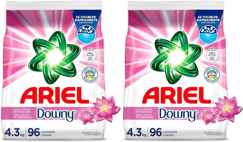 Vista 11 de Ariel con un toque de frescura suave, detergente en polvo, 9.5 lbs, 96 cargas