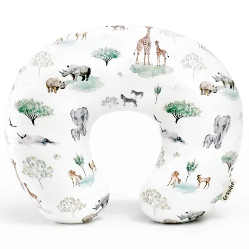 Vista 22 de GRSSDER Funda de Almohada de Lactancia Elástica Minky Removible Fundas de Lactancia para Almohadas de Lactancia Materna, Forro Ultra Suave y Cómodo