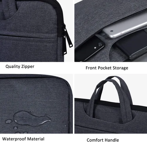 Vista 4 de Funda protectora para Huion KAMVAS Pro 13 GT-133, GT-116, Huion Q11K V2, Wacom Cintiq 13HD, Xp-Pen Artist12 (gris espacial)