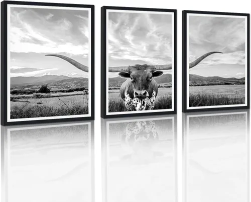 Vista 24 de 3 piezas modernas de lienzo de león de animales salvajes, pinturas de retratos de familia de leones, decoración de pared, obras de arte de sala