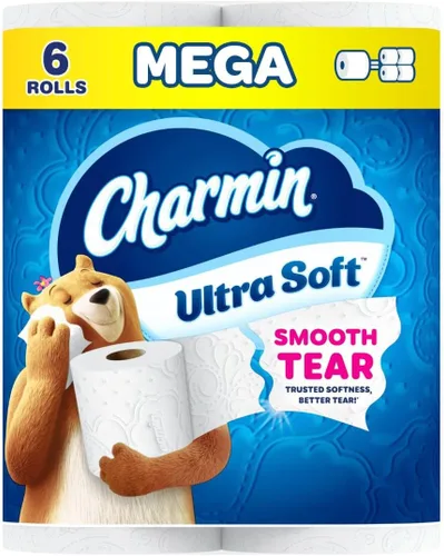 Vista 13 de Charmin Papel higiénico ultra suave, 18 rollos Mega XL = 108 rollos regulares