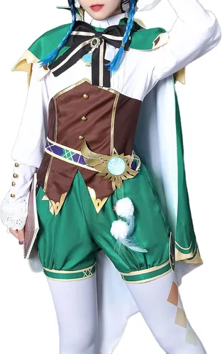 Vista 2 de Disfraz de anime Venti para mujer uniforme de Halloween