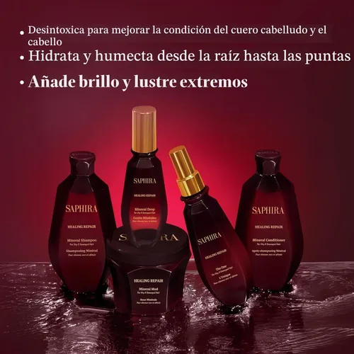 Vista 9 de Saphira Healing Repair Shampoo & Conditioner Duo