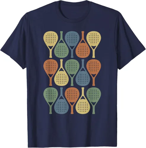 Vista 75 de Vintage Retro Padel Camiseta de Padel Sports Lover