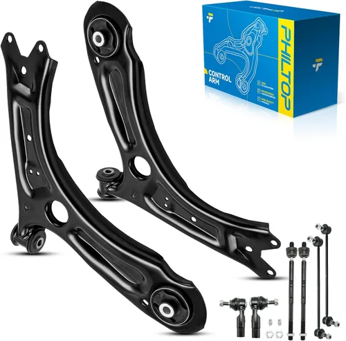 Vista 177 de PHILTOP 6 piezas de brazo de control delantero inferior con barra estabilizadora de rótula para Nissan Rogue 2014-2020 Rogue Sport 2017-2022 Qashqai