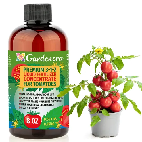 Vista 20 de GARDENERA Fertilizante Líquido Concentrado Multiusos Premium 3-1-2 para Todas las Plantas y Flores de Interior - Promueve el Crecimiento de Biomasa