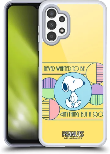 Vista 173 de Head Case Designs Snoopy Deco Dreams - Funda de gel con licencia oficial de Peanuts Blue Pattern [protección de grado militar] compatible con Google