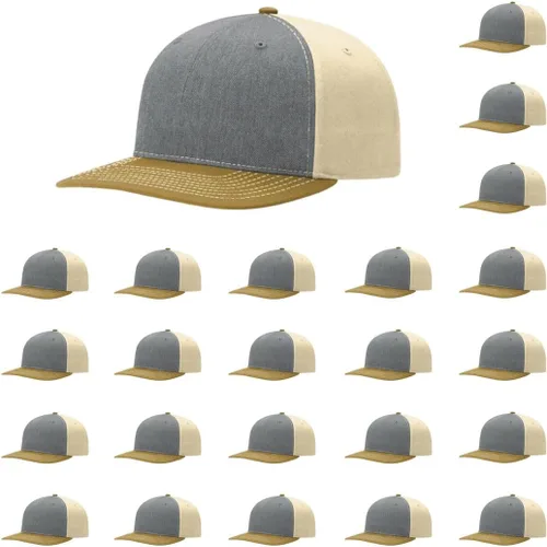 Vista 40 de Richardson 312 Gorra de béisbol ajustable con correa trasera de sarga Paquetes a granel disponibles - Talla única