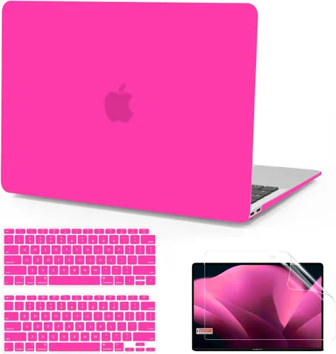 Vista 13 de Anban Funda compatible con MacBook Air de 13 pulgadas M1 2022 2021 2020 2019 2018 versión A2337 A2179 A1932 Touch ID, funda rígida de plástico mate