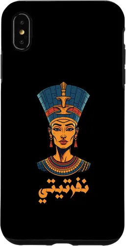Vista 7 de iPhone 12 mini Nefertiti reina egipcia y su nombre está escrito en árabe