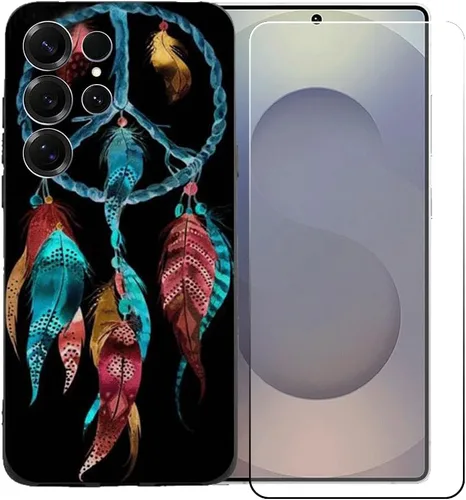 Vista 25 de Funda de TPU para UIOUOR I25 Ultra + HD de vidrio templado, carcasa de silicona para parachoques trasero – 9 dureza anti-arañazos protector de Bst1