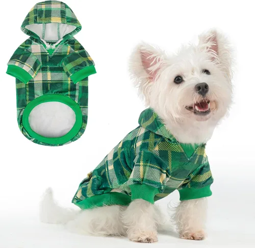 Vista 11 de BEAUTYZOO Sudaderas con capucha para perros, para perros pequeños, medianos y grandes, niñas y niños - Calidad premium, ultra suave, ajuste cómodo
