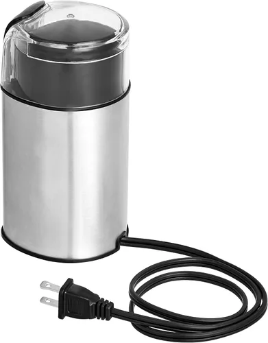 Vista 2 de Amazon Basics Molinillo de café eléctrico, molinillo de granos de café y especias, con cuchillas de molienda de acero inoxidable de servicio pesado